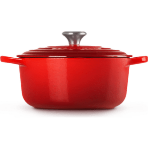 Le Creuset Cerise Signature med låg 22cm